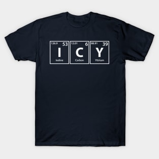 Icy (I-C-Y) Periodic Elements Spelling T-Shirt